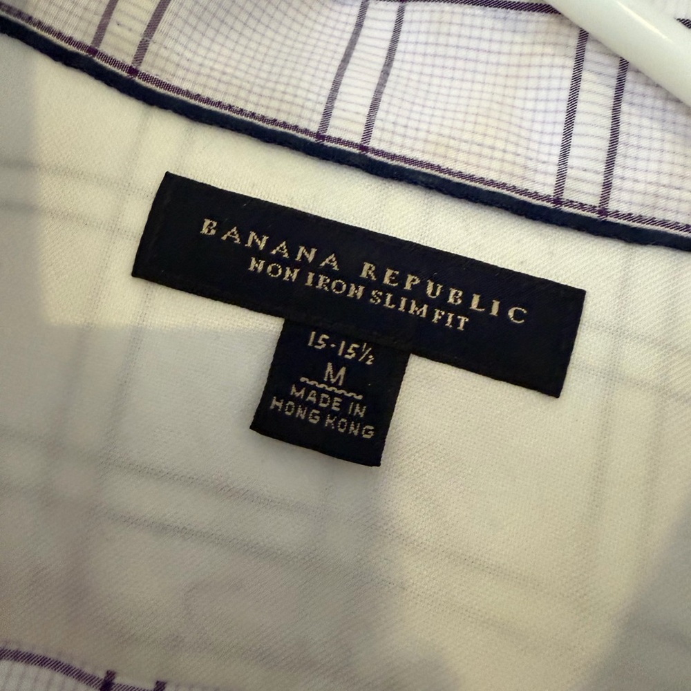 Banana Republic Men's Plaid Shirt - Picture 2 of 4